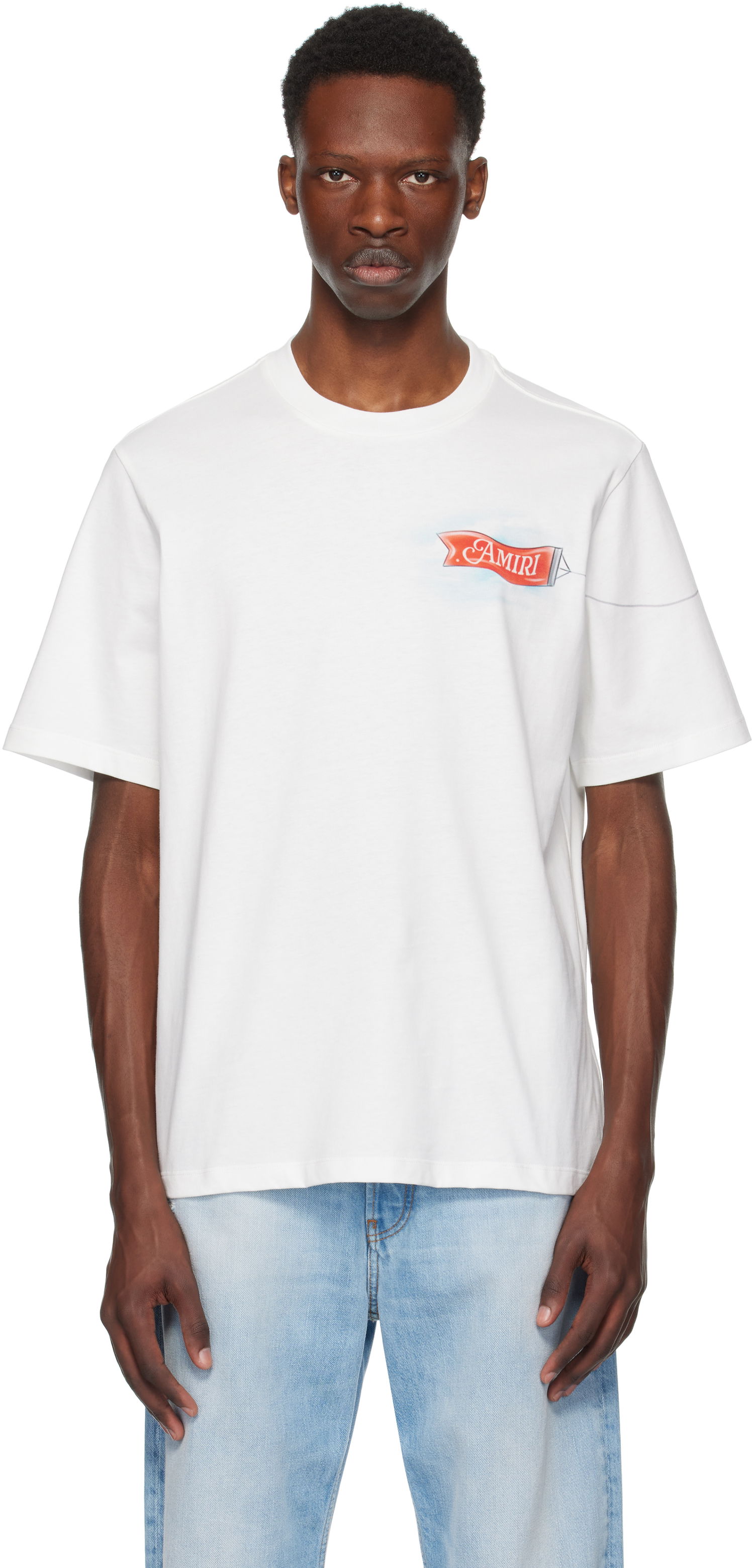 Tričko AMIRI AMIRI 'For the World' T-Shirt Biela | AMJYTE1220, 0