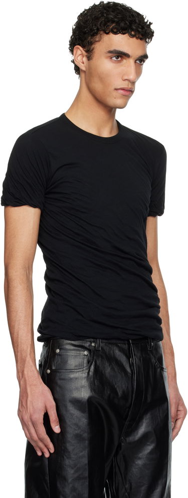 Tričko Rick Owens Rick Owens Porterville Double Short Sleeve T-Shirt Čierna | RU01E5256 UC, 1