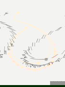 Double Chain Necklace With Charms