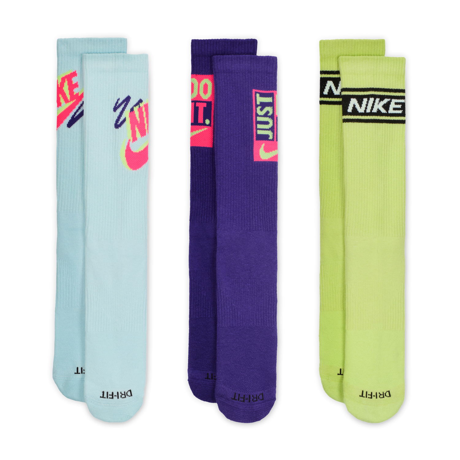 Ponožky Nike Everyday Plus Mid-Calf Socks (3 Pairs) Tyrkysová | HJ9339-903, 1