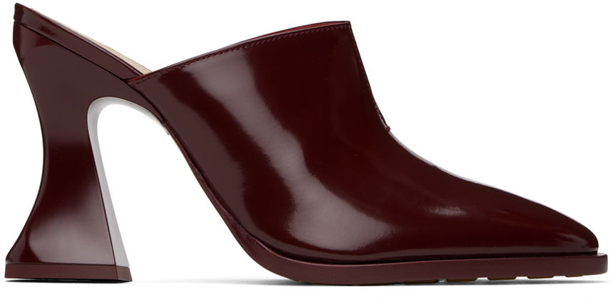 Tenisky a topánky Bottega Veneta Cha-Cha Patent Leather Mules Červená | 787036 V4BO0, 0