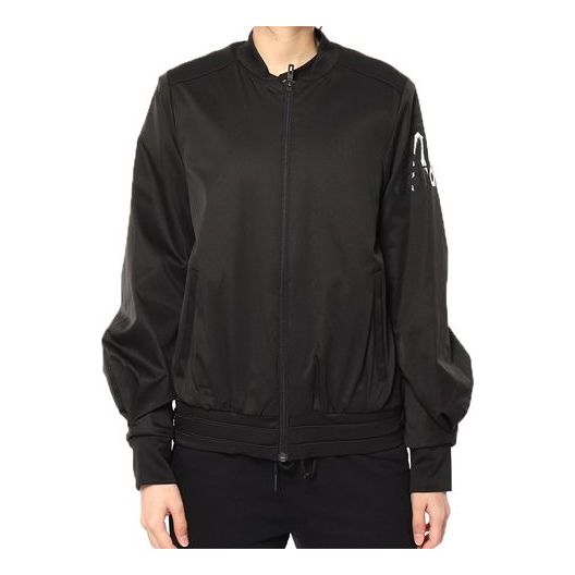Bomber bunda adidas Originals Solid Color Casual Zippered Jacket Čierna | DX9706