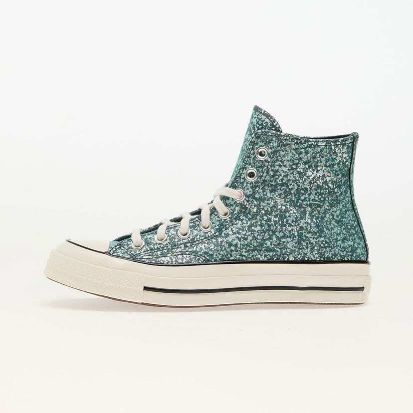 Tenisky a topánky Converse Chuck 70 Glitter Zelené | A10097C