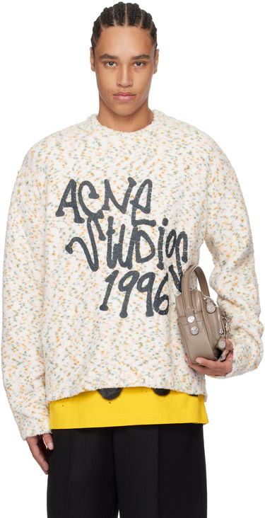 Sveter Acne Studios Acne Studios Printed Logo Knit Sweater Rôznofarebný | B60360-, 0