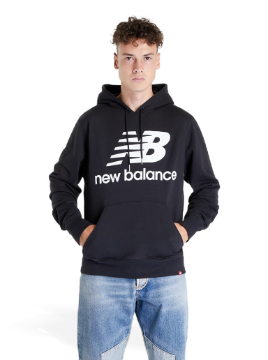 Mikina New Balance Essentials Pullover Hoodie Čierna | MT03558BK