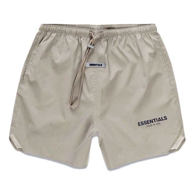 Šortky Fear of God Essentials Volley Shorts Béžová | FOG-FW20-353