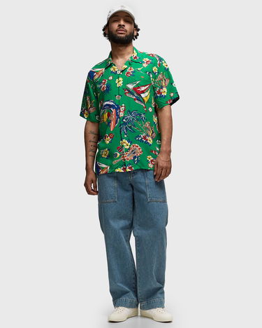Košeľa Polo by Ralph Lauren CLADY1PKSSS-SHORT SLEEVE-SPORT SHIRT Zelené | 710936597001, 1