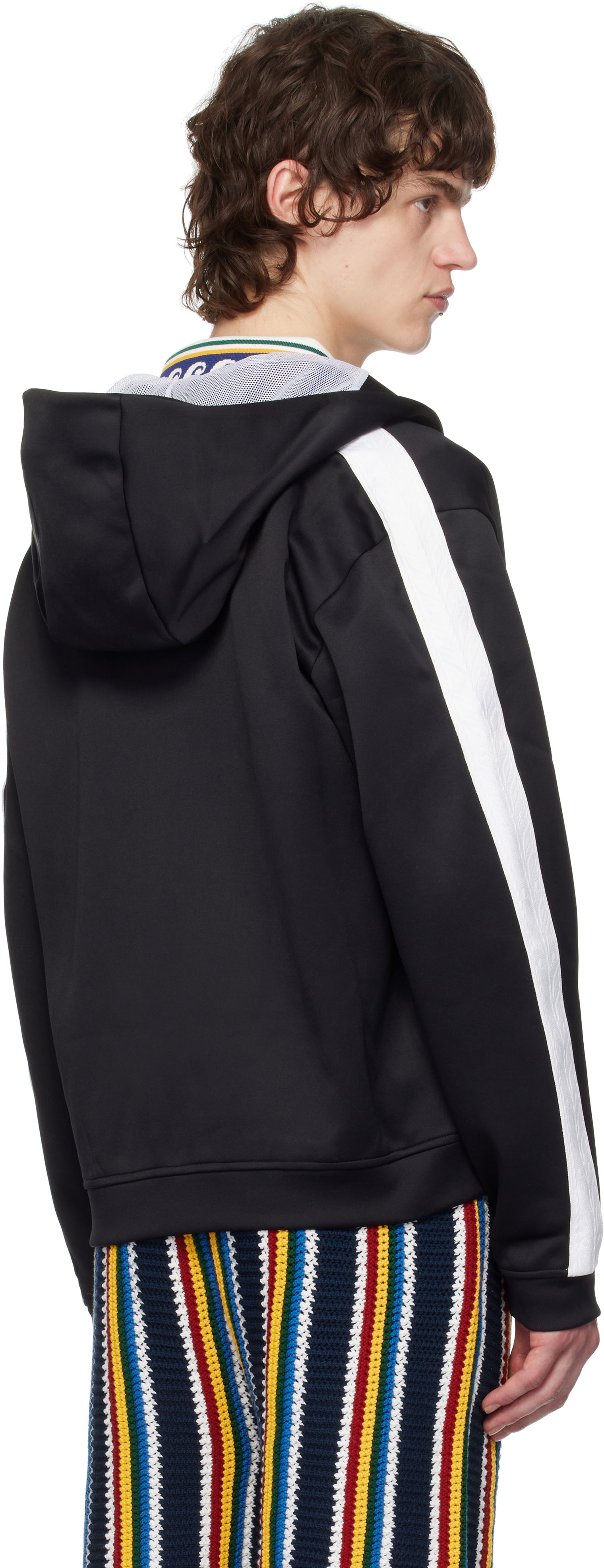 Casablanca Scuba Zip-Up Hoodie