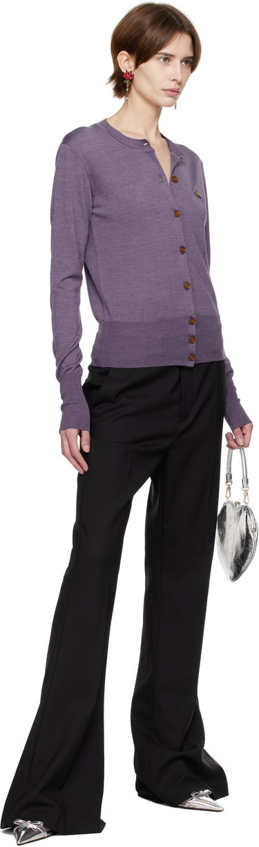 Sveter Vivienne Westwood Vivienne Westwood Bea Cardigan Fialová | 1803002P-Y001A-, 3