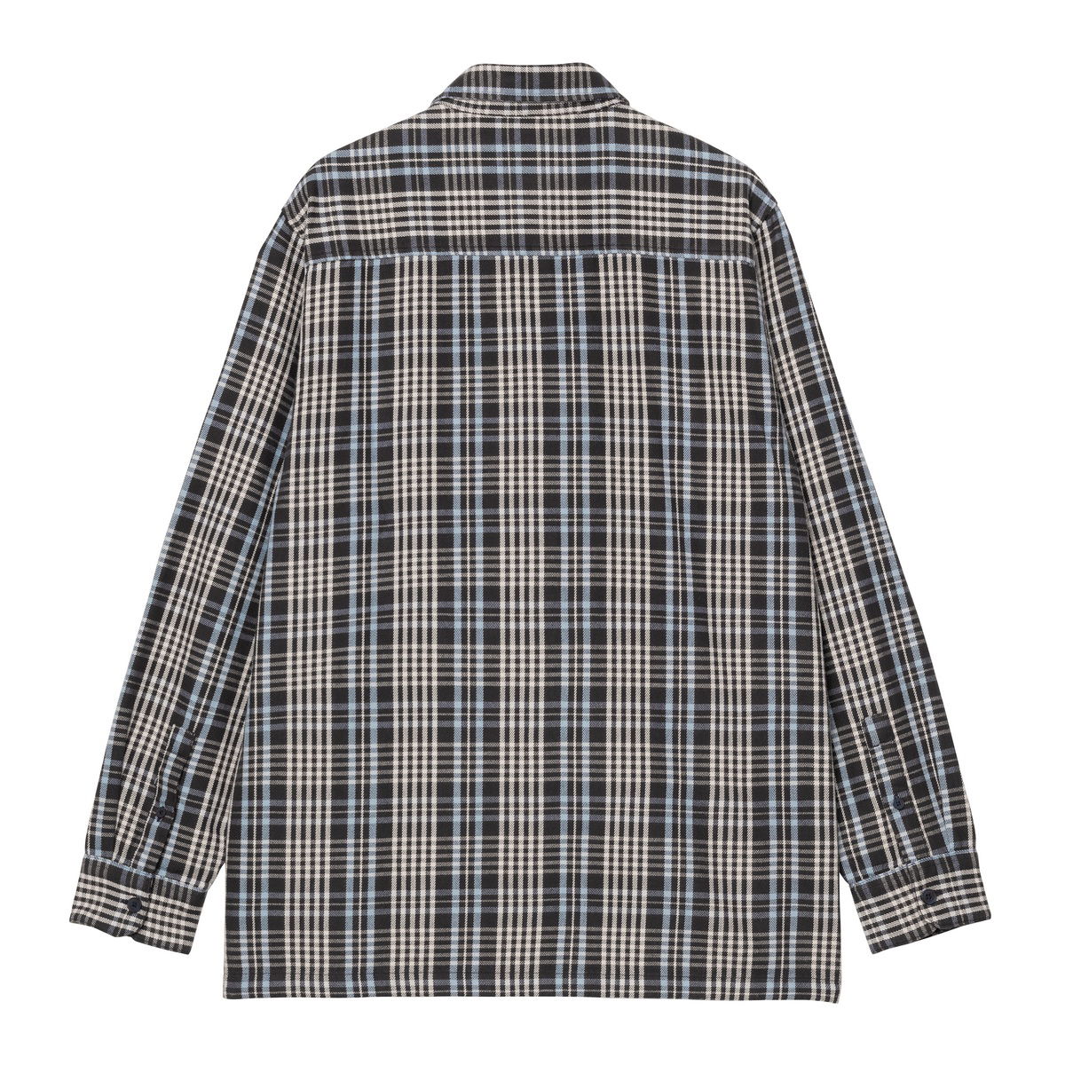 Long Sleeve Shirt in Dark Navy Check