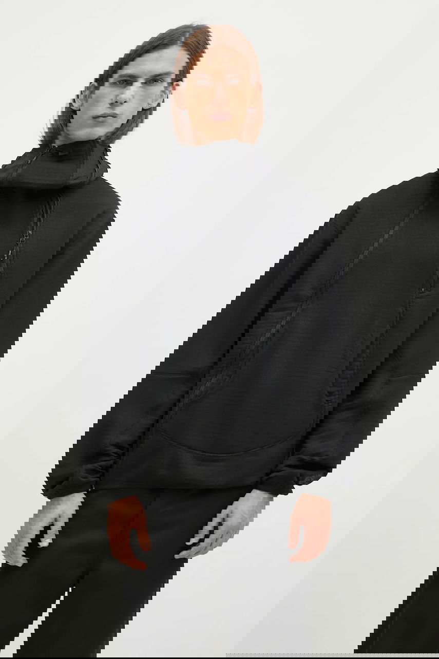 Mikina Maharishi Polartec Air Shinobi Hooded Sweatshirt Čierna | 5277.BLACK, 0