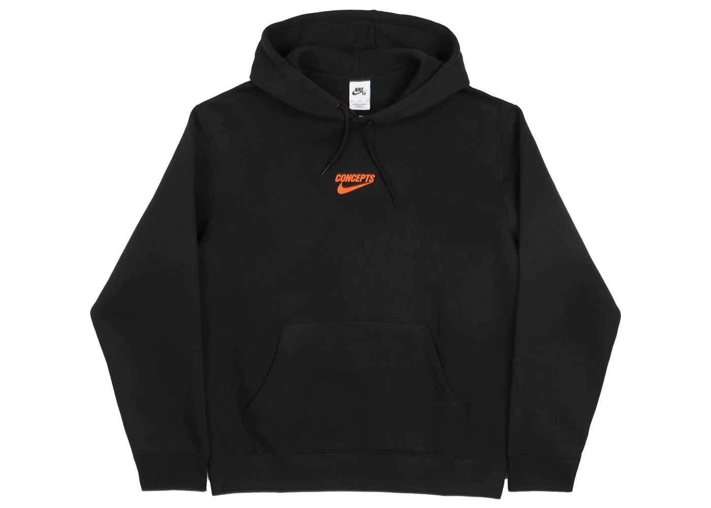 Mikina Nike SB Concepts x Hoodie Black/Orange Čierna | DH2928-010, 0