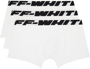 Boxerky Off-White Off-White Industrial Three-Pack Boxers Biela | OMUA001C99FAB0010110, 0