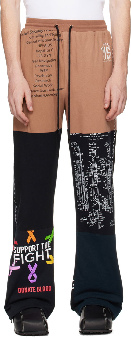 Tepláky Marine Serre Regenerated Sweatpants Hnedá | UPA022, 0