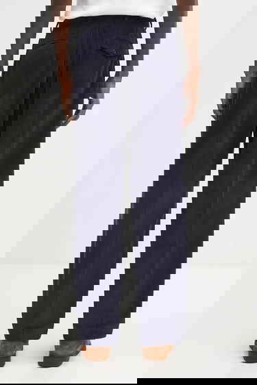 Nohavice Paul Smith Paul Smith Wide-Leg Corduroy Trousers Navy | M1R.410Z.T02792, 2