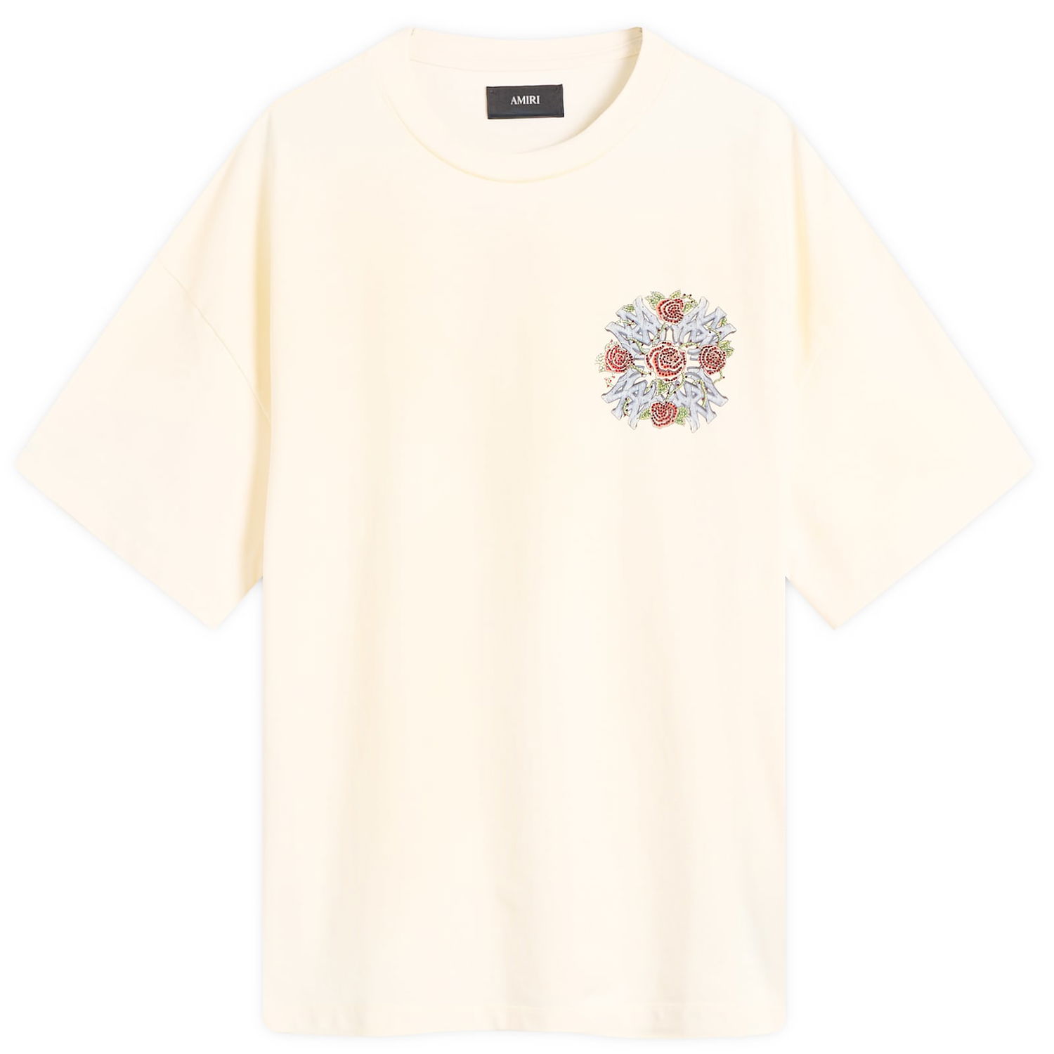 Tričko AMIRI Men's Out For Trouble T-Shirt, Size Large Béžová | AMJYTE1263-IV, 1