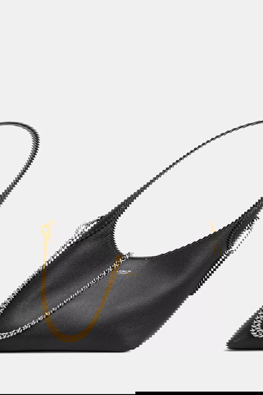 Kabelka Coach Coach Brooklyn 23 Leather Shoulder Bag Čierna | CW614, 0