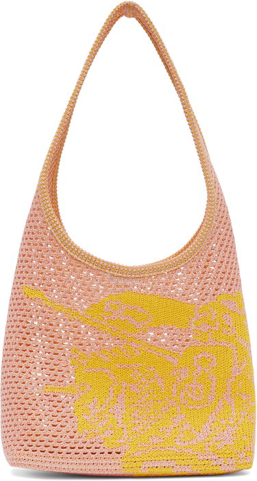 Tote bag Burberry Burberry Small EKD Crochet Tote Ružová | 8106533, 0