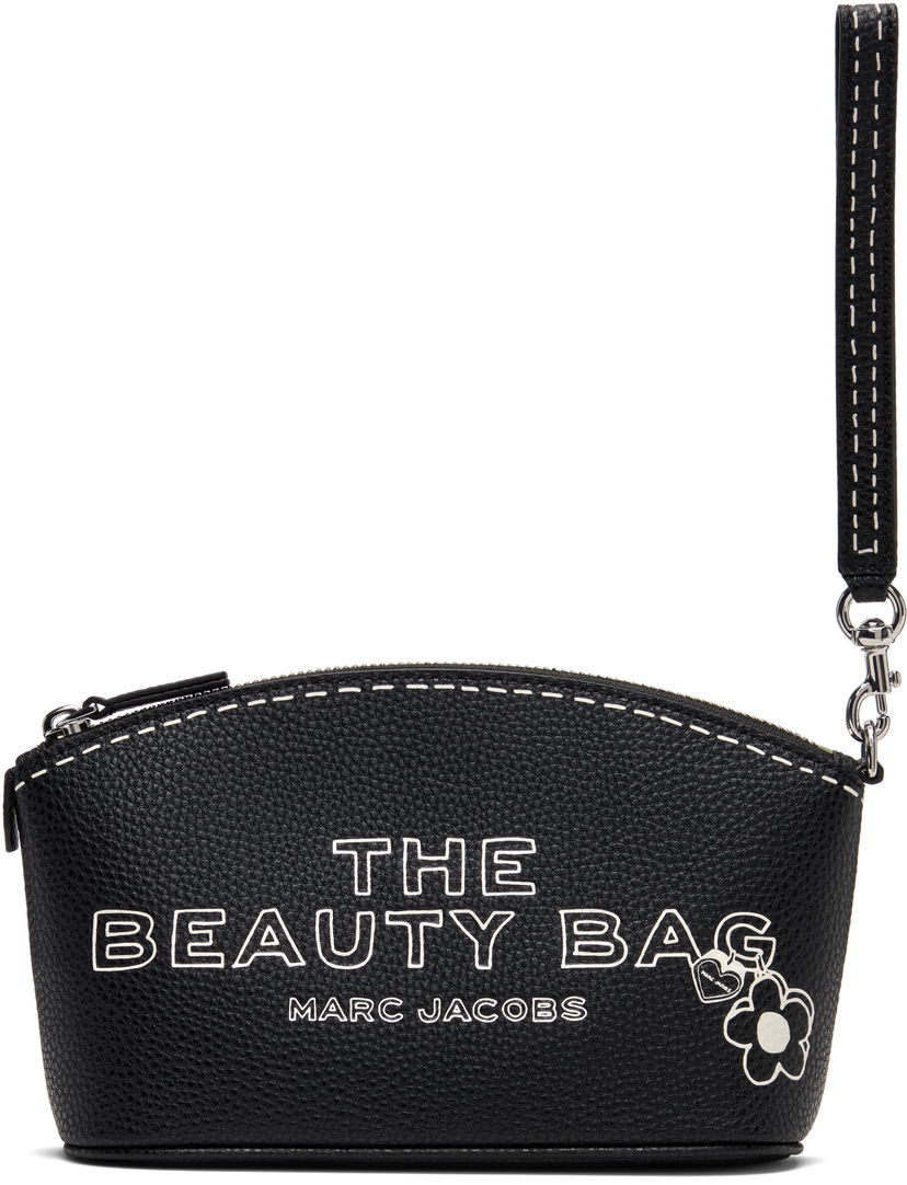 Peňaženka Marc Jacobs 'The Beauty' Textured Pouch with Detachable Wrist Strap Čierna | 2F5SCP014S01