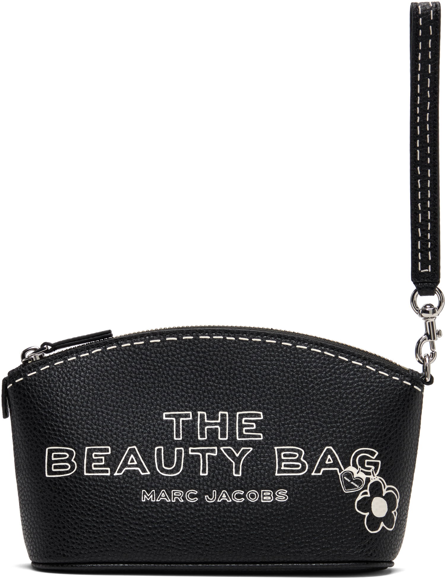 Peňaženka Marc Jacobs 'The Beauty' Textured Pouch with Detachable Wrist Strap Čierna | 2F5SCP014S01, 0