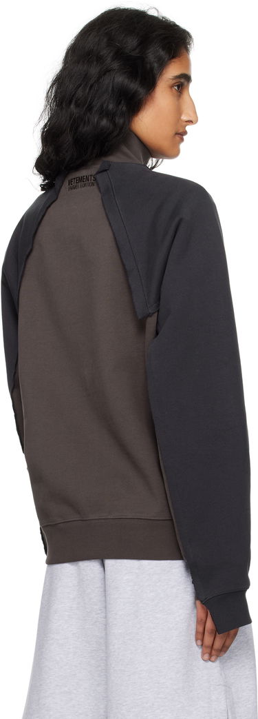 Bunda VETEMENTS VETEMENTS Patched Zip-Up Jacket Hnedá | UH76ZU760CB, 2
