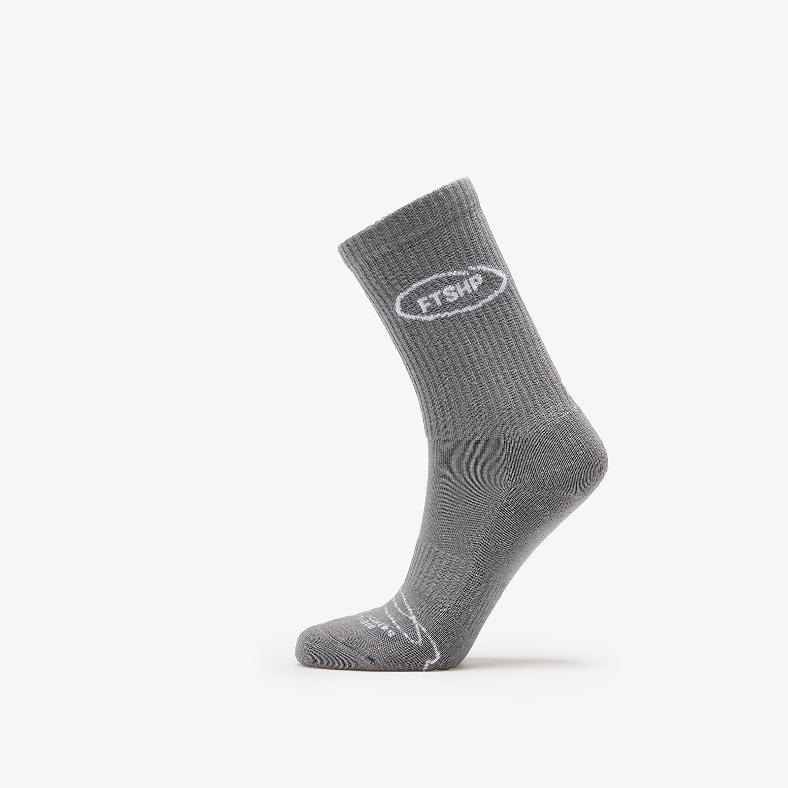 Basic Crew Socks 3-Pack Black/ White/ Grey