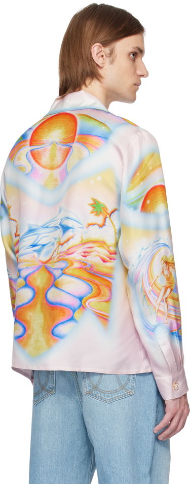 Košeľa Casablanca Casablanca Psychedelic Nirvana Silk Shirt Rôznofarebný | U-MS25-SH-006-05, 2