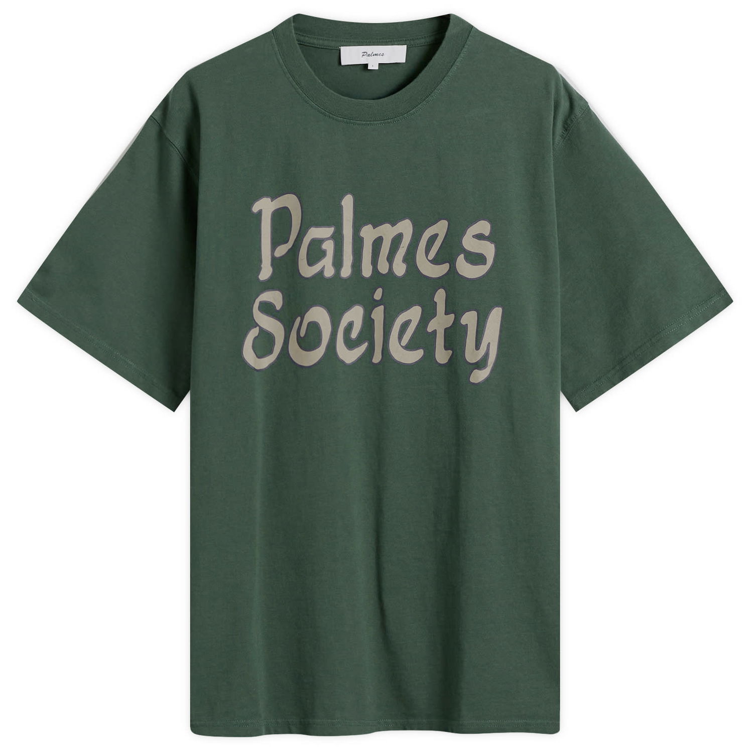 Tričko Palmes Palmes Society T-Shirt, Size Small Zelené | P10-0040-777, 0