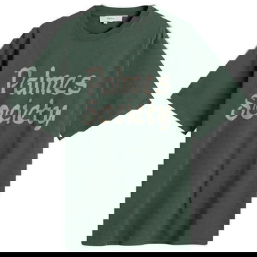 Tričko Palmes Palmes Society T-Shirt, Size Small Zelené | P10-0040-777, 0