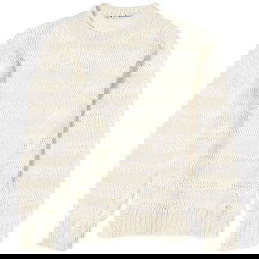 Sveter Acne Studios Karita Mohair Stripe Jumper Biela | A60399-CEY, 0