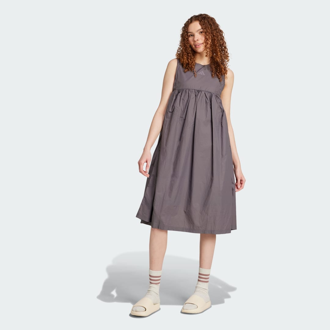 Šaty adidas Performance City Escape Summer Dress Šedá | JF3406, 0