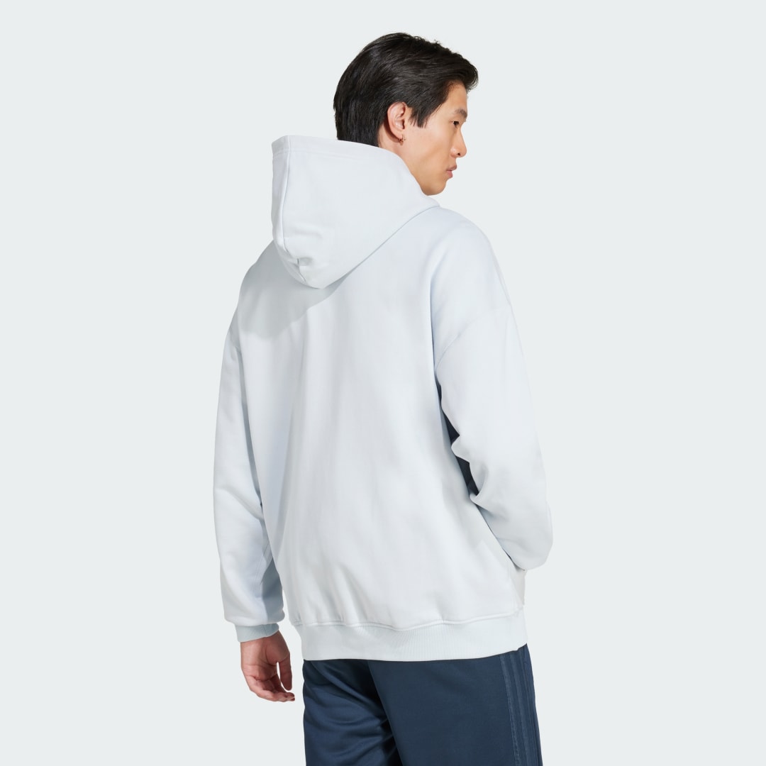 Mikina adidas Performance Essentials Fleece Hoodie Modrá | JD3300, 1