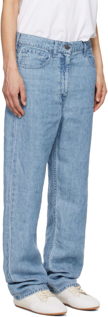 Džínsy The Row The Row Tarley Wide Leg Jeans Modrá | 8766-W3654, 1
