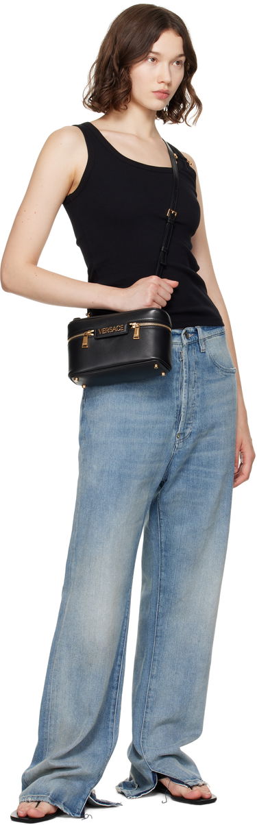Kabelka Versace Versace Tag Vanity Bag Čierna | 1018300_1A13171, 3