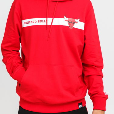 Mikina New Era NBA Team Logo PO Hoody Bull Červená | 12827203, 1