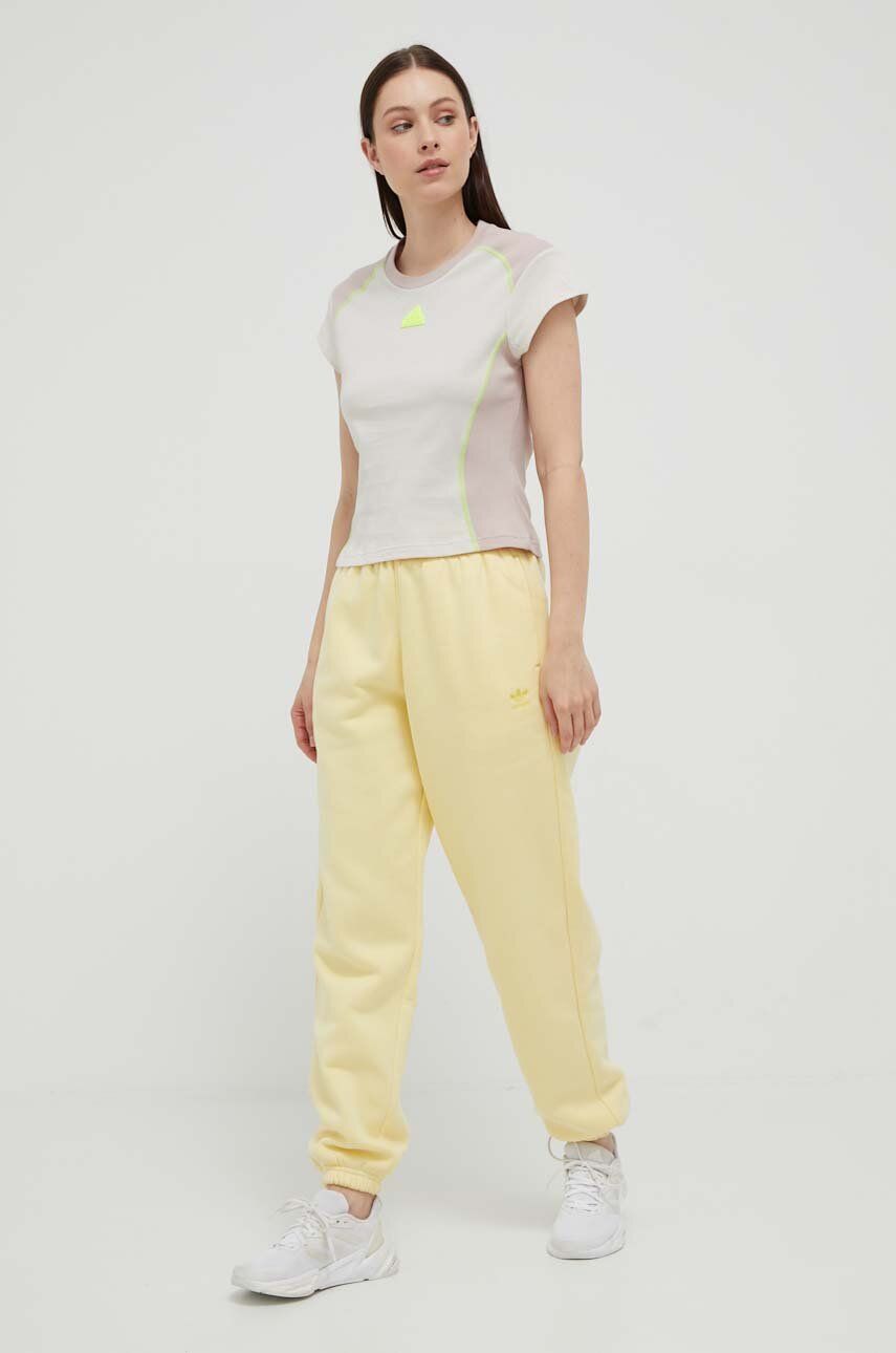 Tepláky adidas Originals Essentials Fleece Joggers Žltá | IA1249, 0