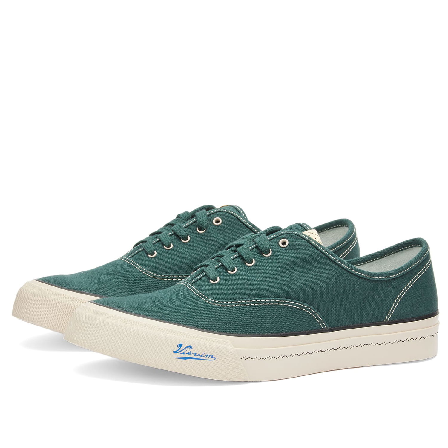 Tenisky a topánky visvim Logan Deck Lo Canvas Zelené | 124101001004-GRN, 0