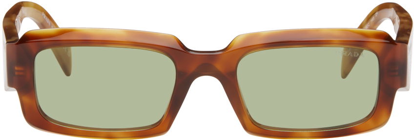 Rectangular Tortoiseshell Sunglasses