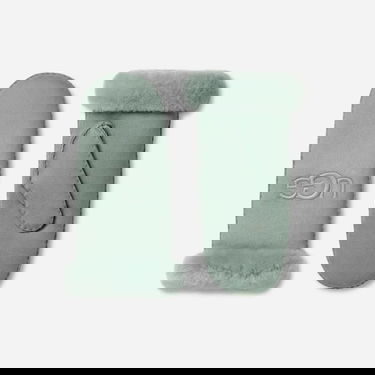 Rukavice UGG Embroidered Shearling Mittens Zelené | 20932-GMS, 1