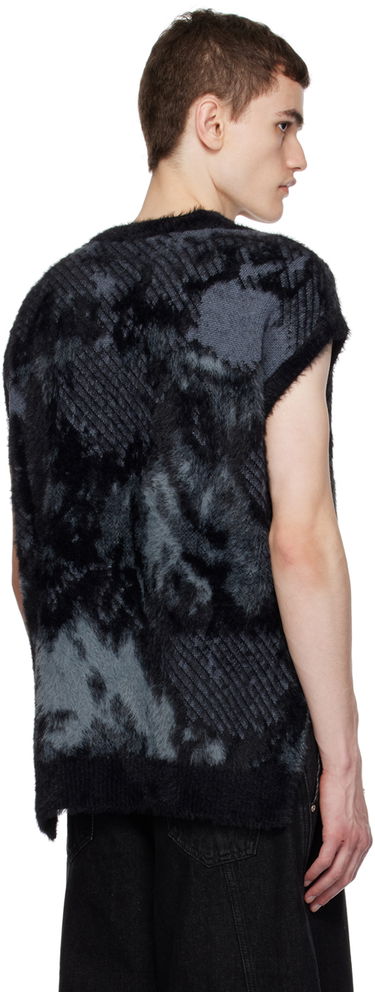 Sveter Feng Chen Wang Feng Chen Wang Landscape Painting Sleeveless Sweater Šedá | FUF16KT14, 2