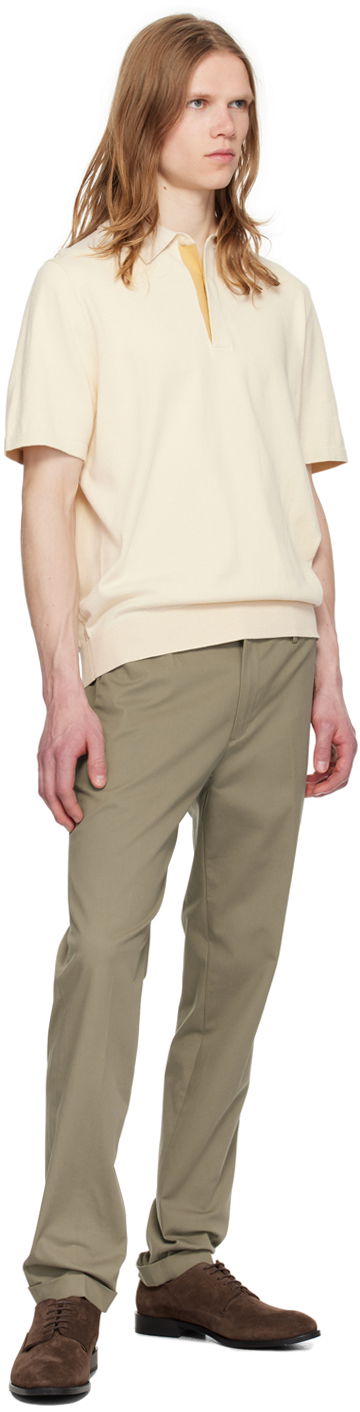 Polo tričko Paul Smith Paul Smith Embroidered Knit Polo Béžová | M1R-627Y-M02308-02, 3