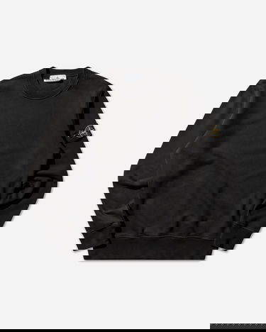 Mikina Stone Island Organic Cotton Fleece Crewneck Sweatshirt Čierna | L1S156100060S0051 V0029, 1