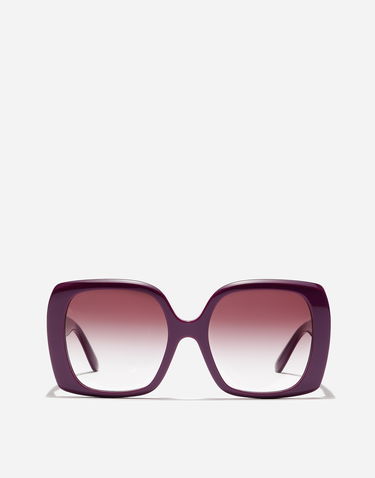 Slnečné okuliare Dolce & Gabbana Dolce & Gabbana Maiolica Gradient Square Sunglasses Fialová | VG4475VP48H9V000, 0