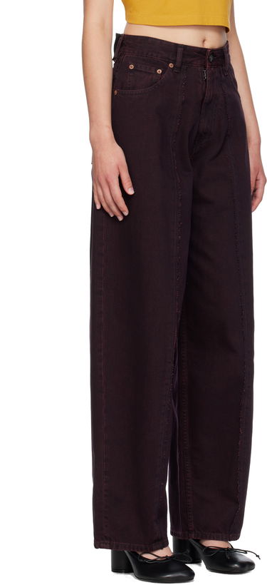 Džínsy Maison Margiela MM6 Maison Margiela Wide-Leg Jeans Vínová | S52LA0264 M30032, 1