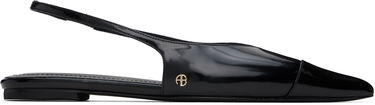 Tenisky a topánky Anine Bing Elena Slingback Ballerina Flats Čierna | A-14-10263-050, 0