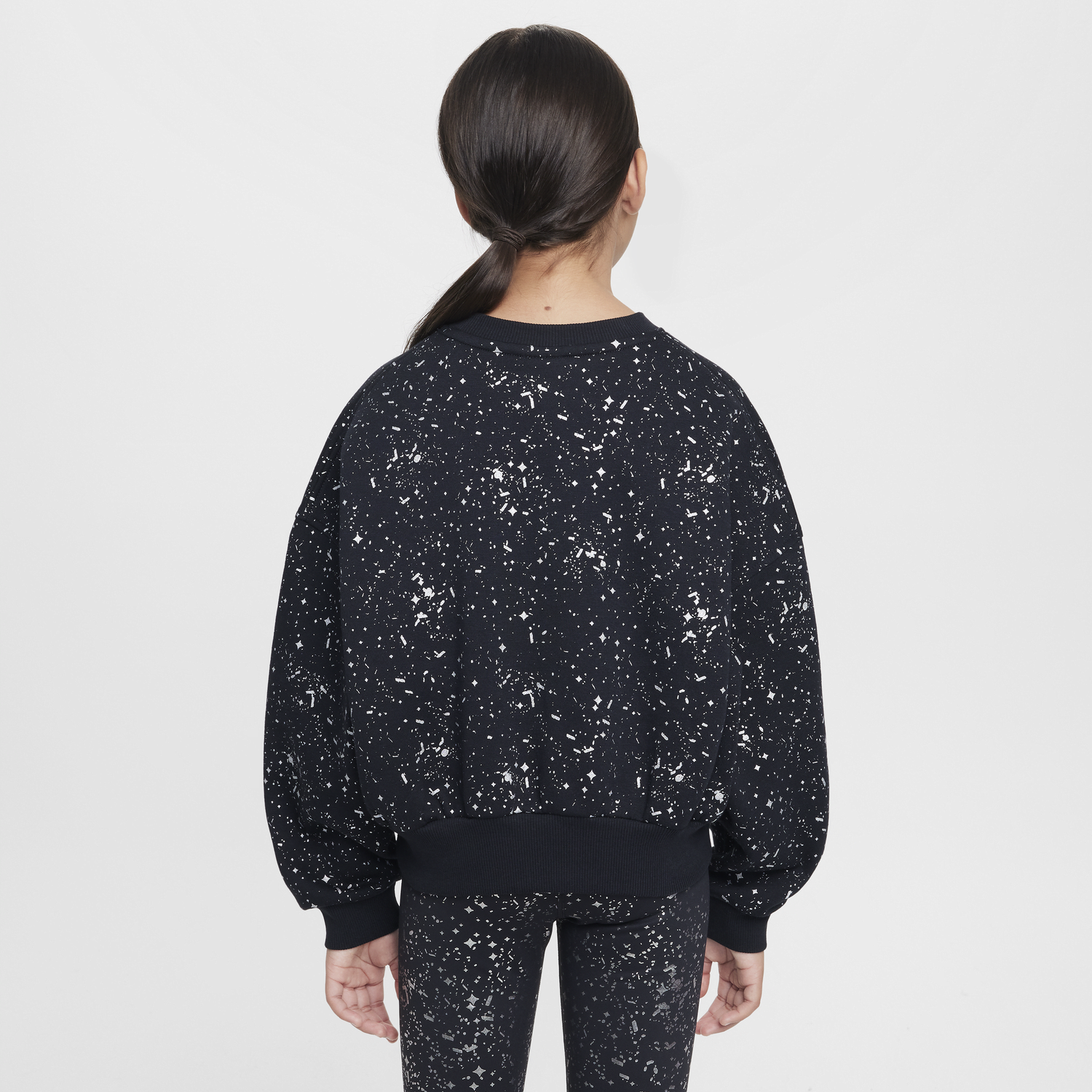 Mikina Nike Sportswear Club Fleece Crew Sweatshirt Čierna | HF4393-010, 1