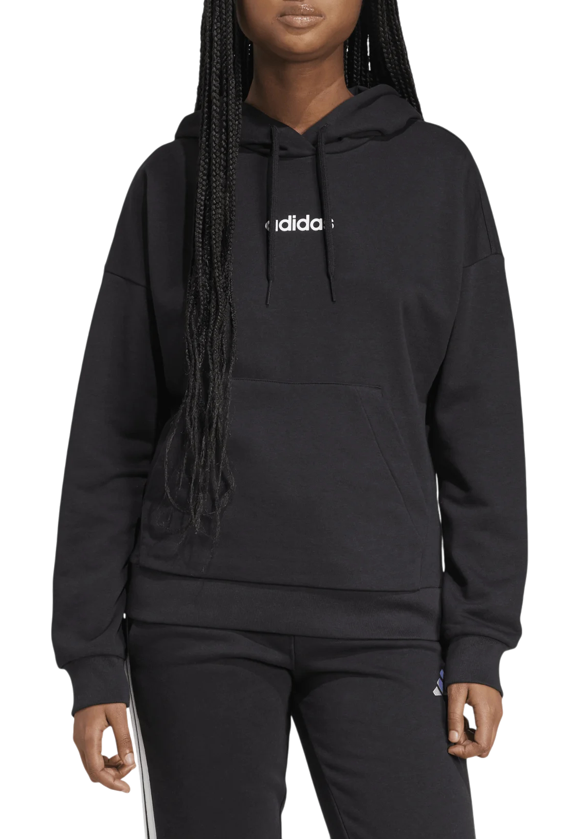 Mikina adidas Originals Essentials Linear Hoodie Čierna | jv7841, 1