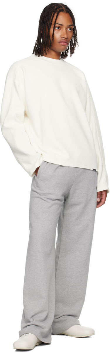 Tričko Represent Clo Represent Waffle Long Sleeve T-Shirt Biela | MLM41209, 3