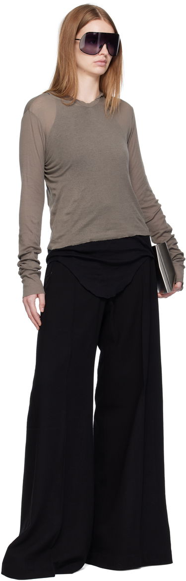 Nohavice Rick Owens Rick Owens Concordians Tailored Wide Trousers Čierna | RP02E4355 WA, 3