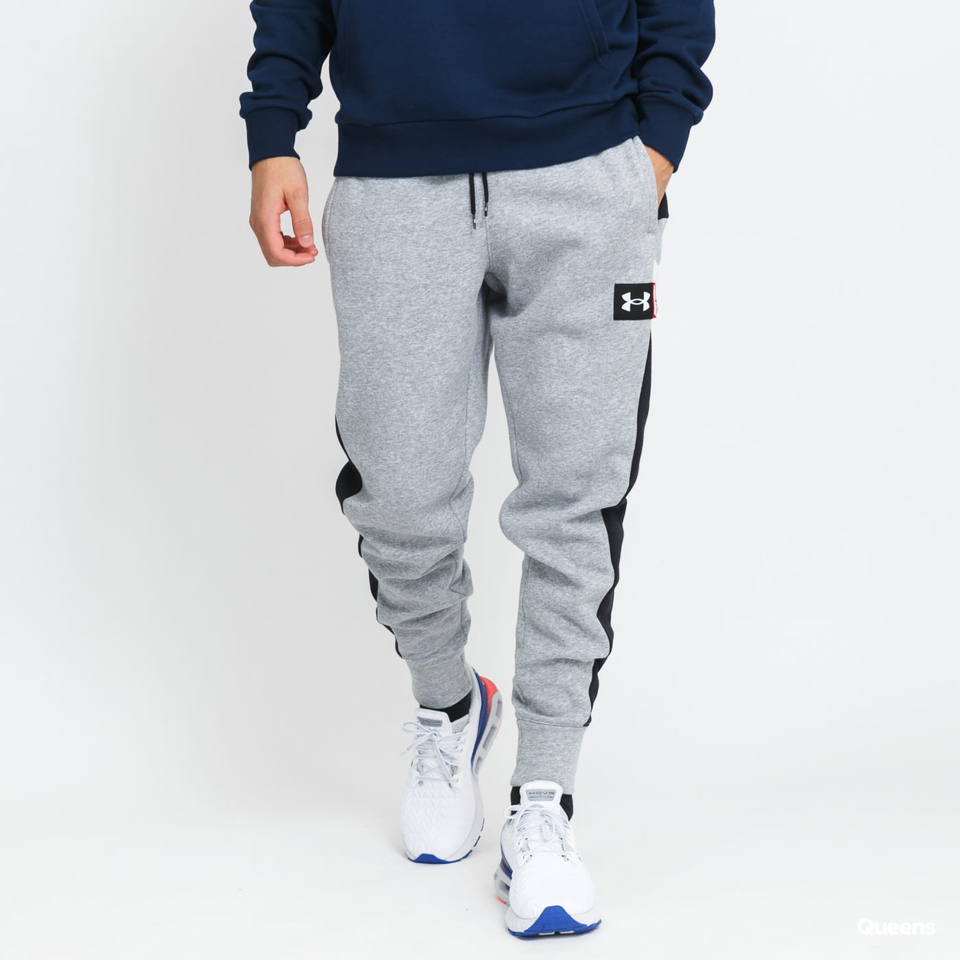 Tepláky Under Armour Baseline Fleece Jogger Šedá | 1366527-011, 0